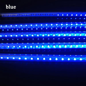 New Year 20cm 30cm 50cm Outdoor Meteor Shower Rain 8 Tubes LED String Lights Waterproof For Christmas Wedding Party Decoration