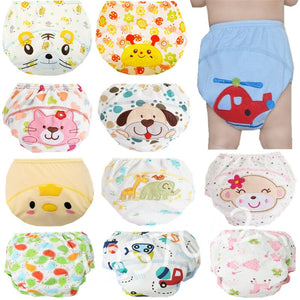 Baby Reusable Nappies - Cotton Washable Cloth Diaper for Kids - closestconvenience