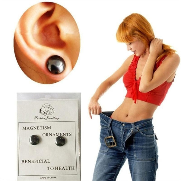 Bio Magnetic Slimming Healthcare Ear Stickers Earrings - Weight Loss Earrings - closestconvenience