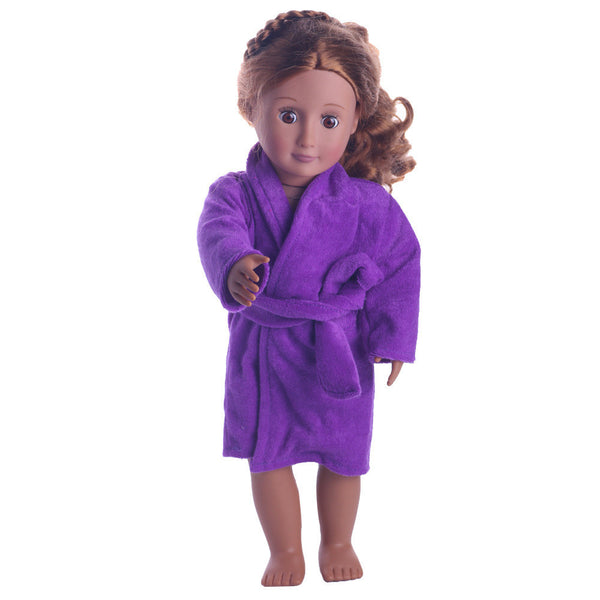 Cute Soft Robe Dolls Robe Fit For 18 inch Our Generation American Girl Doll - closestconvenience