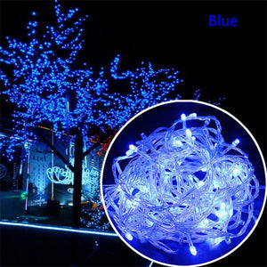 ECLH 10M 5M 100Led 40Led String Garland Christmas Tree Fairy Light Luce Waterproof Home Garden Party Outdoor Holiday Decoration