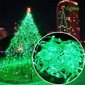 ECLH 10M 5M 100Led 40Led String Garland Christmas Tree Fairy Light Luce Waterproof Home Garden Party Outdoor Holiday Decoration