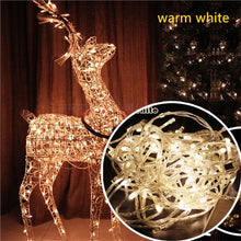 Load image into Gallery viewer, ECLH 10M 5M 100Led 40Led String Garland Christmas Tree Fairy Light Luce Waterproof Home Garden Party Outdoor Holiday Decoration