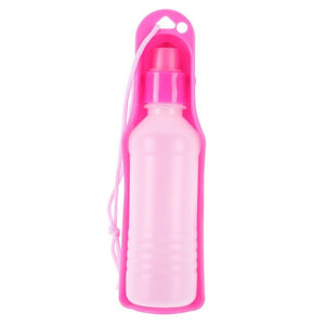 Portable Dog Water Bottle With Bowl - Outdoor Travel Pet Water Feeder - closestconvenience