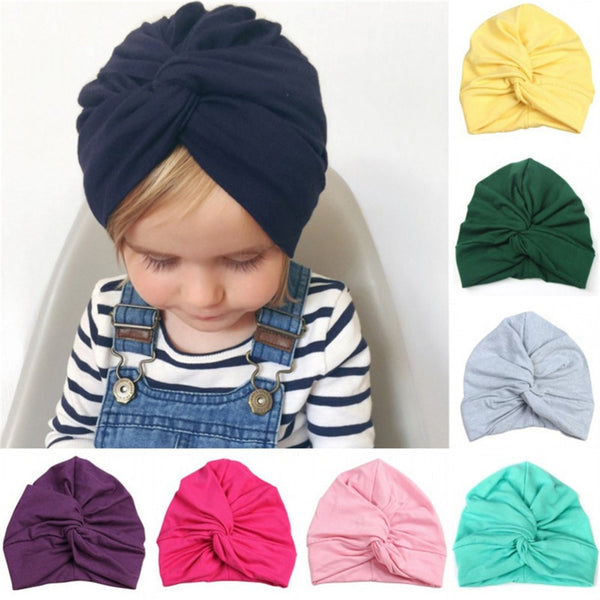 Bohemian style Kids Newborn Cap for baby girls - closestconvenience