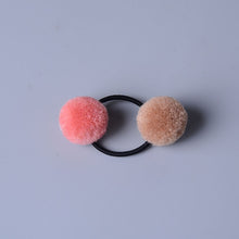 Load image into Gallery viewer, Hair Accessories - Cute Little Girls&#39; Pompom Hair Ties Double Pom - closestconvenience