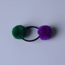 Load image into Gallery viewer, Hair Accessories - Cute Little Girls&#39; Pompom Hair Ties Double Pom - closestconvenience