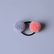 Load image into Gallery viewer, Hair Accessories - Cute Little Girls&#39; Pompom Hair Ties Double Pom - closestconvenience