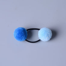 Load image into Gallery viewer, Hair Accessories - Cute Little Girls&#39; Pompom Hair Ties Double Pom - closestconvenience