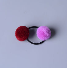 Load image into Gallery viewer, Hair Accessories - Cute Little Girls&#39; Pompom Hair Ties Double Pom - closestconvenience