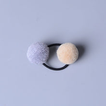 Load image into Gallery viewer, Hair Accessories - Cute Little Girls&#39; Pompom Hair Ties Double Pom - closestconvenience