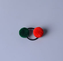 Load image into Gallery viewer, Hair Accessories - Cute Little Girls&#39; Pompom Hair Ties Double Pom - closestconvenience