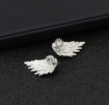 Load image into Gallery viewer, Double Sided Crystal Flower drop Earrings For Women fashion Jewelry - closestconvenience