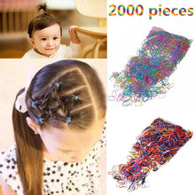 Load image into Gallery viewer, Disposable Colorful Elastic Scrunchy Gum For Hair Rubber Band For Kids - closestconvenience