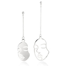 Load image into Gallery viewer, Stylish Hollow Out Face Dangle Earrings Girls Statement Drop Earrings - closestconvenience