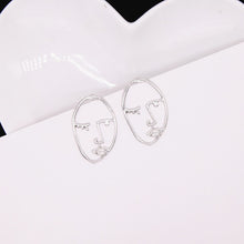 Load image into Gallery viewer, Stylish Hollow Out Face Dangle Earrings Girls Statement Drop Earrings - closestconvenience