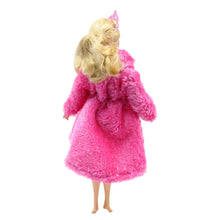 Load image into Gallery viewer, Fashion Fur Winter Warm Coat Flannel Outfit Doll Accessories For Barbie Doll BW - closestconvenience