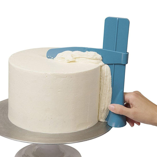 Cake Scraper Smoother Adjustable Fondant Spatulas - cake decorating tools - closestconvenience