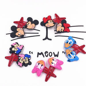 Mickey Minnie Daisy Elastic Hair Rubber Band - Cartoon Hair Band for Girls - closestconvenience