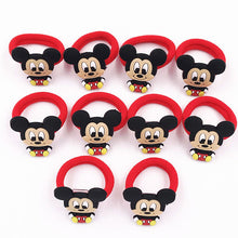 Load image into Gallery viewer, Mickey Minnie Daisy Elastic Hair Rubber Band - Cartoon Hair Band for Girls - closestconvenience