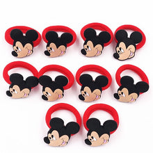 Load image into Gallery viewer, Mickey Minnie Daisy Elastic Hair Rubber Band - Cartoon Hair Band for Girls - closestconvenience