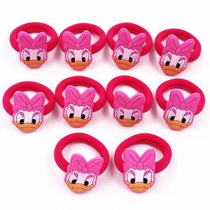 Mickey Minnie Daisy Elastic Hair Rubber Band - Cartoon Hair Band for Girls - closestconvenience