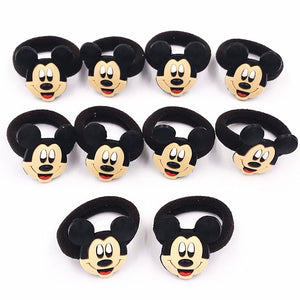 Mickey Minnie Daisy Elastic Hair Rubber Band - Cartoon Hair Band for Girls - closestconvenience