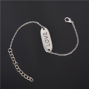 Simple Silver Plated Charm Bracelet Jewelry Wedding Gift Top Quality - closestconvenience