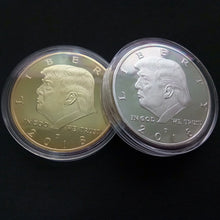 Load image into Gallery viewer, Donald Trump Coin White House The Statue of Liberty Silver Metal Coin - closestconvenience