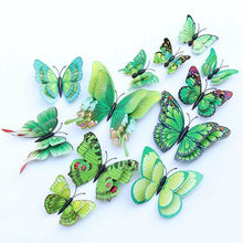 Load image into Gallery viewer, Double Layer Magnetic Butterfly Wall Sticker for Kids Bedroom Fridge - closestconvenience