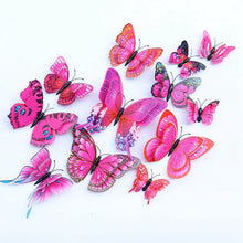 Load image into Gallery viewer, Double Layer Magnetic Butterfly Wall Sticker for Kids Bedroom Fridge - closestconvenience