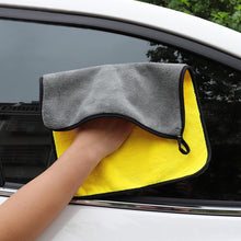 Load image into Gallery viewer, Car Cleaning Towel Microfiber Velvet Cloth Double Sided High Density - closestconvenience