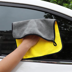 Car Cleaning Towel Microfiber Velvet Cloth Double Sided High Density - closestconvenience