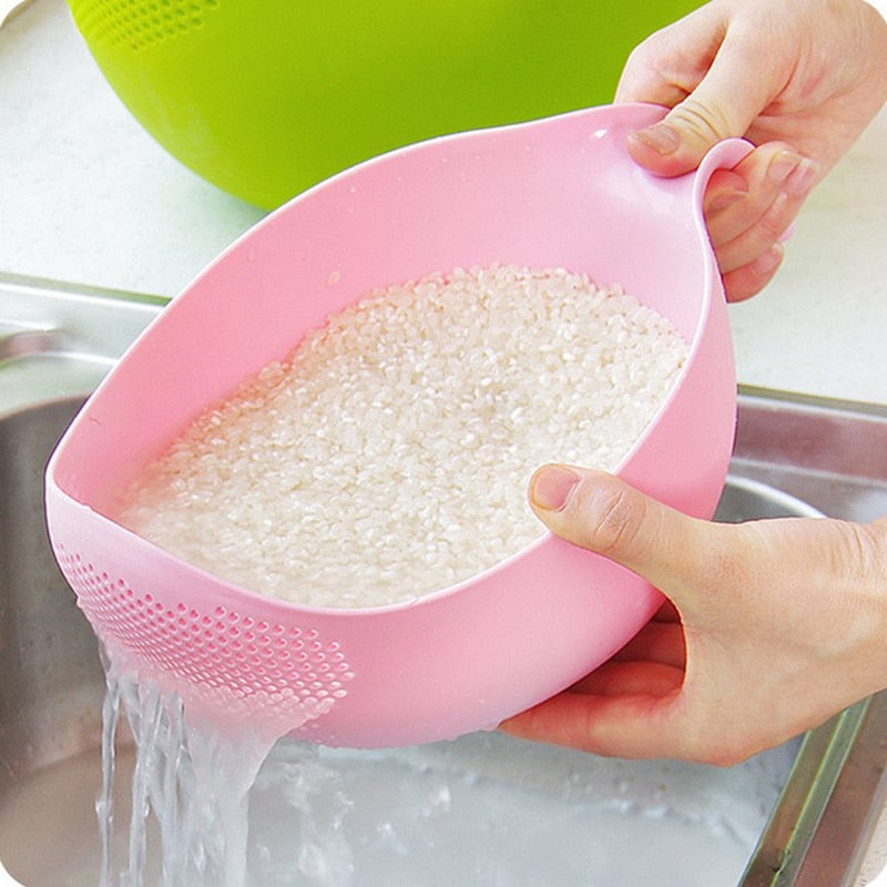 Kitchen Organizer - fruit vegetable Beans Rice Washing Filter Strainer - closestconvenience