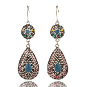 Multiple Vintage Ethnic Dangle Drop Earrings for Women Girls Jewelry - closestconvenience