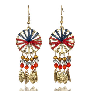 Multiple Vintage Ethnic Dangle Drop Earrings for Women Girls Jewelry - closestconvenience