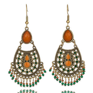 Multiple Vintage Ethnic Dangle Drop Earrings for Women Girls Jewelry - closestconvenience